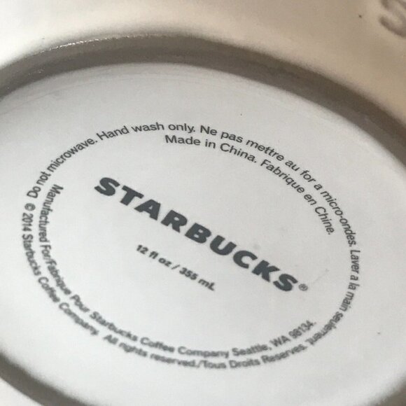 Starbucks Siren Collection 2014 Compass Green Crystal Eye Anniversary Coffee Mug - Picture 14 of 14